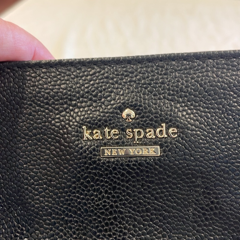 3112107 Kate Spade Vintage Purse Solid Black Women cross body EUC pebble leather - Picture 13 of 14